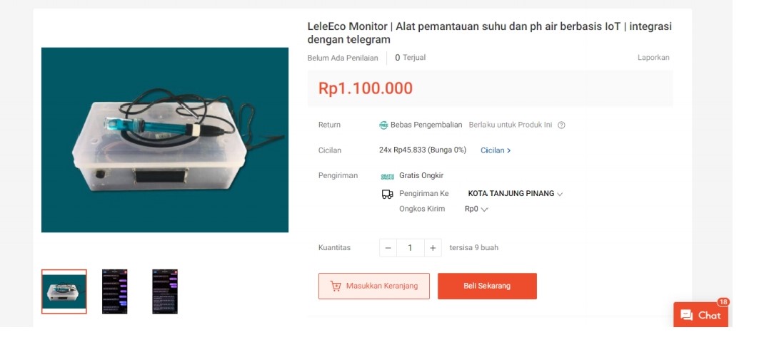 Alat Sistem Pengukuran pH Air Berbasis Mikrokontroler
